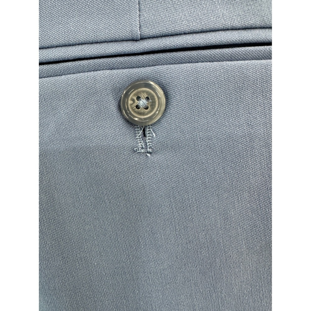 Tommy Hilfiger Mens Tate Blue Thflex Dress Pants 36W X 32L Flat Front - Picture 10 of 15